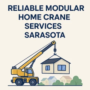 Reliable Modular Home Crane Services Sarasota
