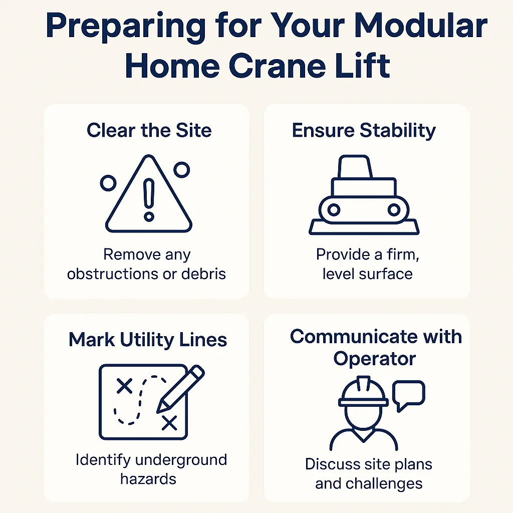 preparing for modular home crane services sarasota